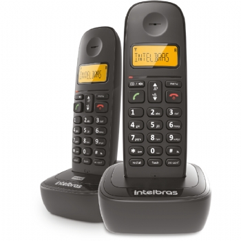 Telefone Sem Fio Intelbras (Base + 1 Ramal) TS 2512 com Tecnologia DECT 6.0, Identificador de Chamadas e Display Luminoso - (Cod. 40005-SNB) - <font color="#B0AFAF" size="2">Vendido e Entregue por Net Box</b></font>