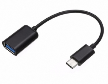 Cabo Adaptador OTG Type-C 3.1 (USB Fêmea X USB Tipo C Macho) 15 cm - (Cod. 37610)