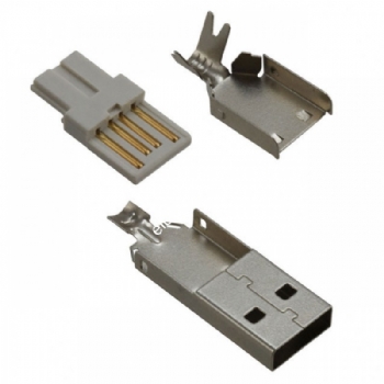 Conector USB-A Macho para montar Cabo - (Cod. 36223-0)