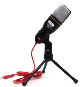 Microfone Condensador de Mesa com Mini Tripé * KP-917 * Ideal para Gravar Videos no Celular, Instagram e Youtube * - (Cod. 37313)