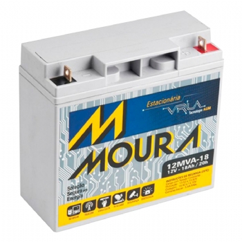 Bateria para No-Break / Alarme * Selada * MOURA * 12 V 18,0 Ah - (Cod. 39810)