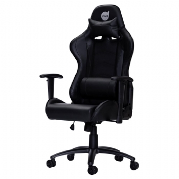 Cadeira Gamer DAZZ Dark Shadow * Ajuste de Altura e Inclinação, Almofadas Apoio Lombar e pescoço, Suporta Até 180kg - (Cod. 38054NPD)