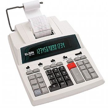 Calculadora Eletrônica de Mesa com Bobina ELGIN * 14 dígitos * Mb-7142 - (Cod. 28616NPD-SDVD)