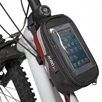 Bolsa / Suporte para Celulares / SmartPhones no Quadro da Bicicleta (todos os tamanhos) com Porta Objeto * ATRIO - (Cod. 33593-7)