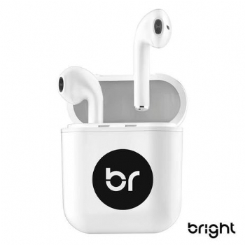 Fone de Ouvido Bluetooth Bright Beatsound com Base Carregadora * Compatível com Android e iOS * FN561 Branco - (Cod. 38620-A2)