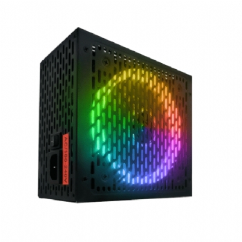 Fonte Gamer ATX * BRX POWER SUPPLY RAINBOW RGB 850w Real * 80 Plus Bronze com PFC Ativo - (Cod. 38524-A2)