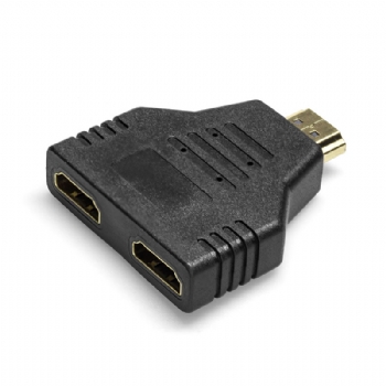 Adaptador Duplicador para 2 Monitores HDMI (1 HDMI Macho x 2 HDMI Fêmea) - (Cod. 37674)