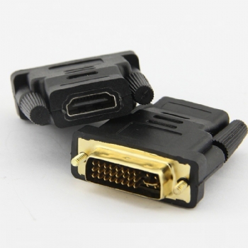 Adaptador HDMI x DVI 24+5 (HDMI Fêmea x DVI Macho 24+5) - (Cod. 38575)