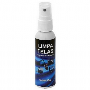 Limpa Telas Spray 60 ML * IMPLASTEC * para Monitores / Notebooks / Tablets / TVs e Outros - (Cod. 37574)