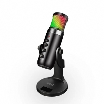 Microfone Condensador DAZZ X Pro, RGB, USB 2.0, Preto  - (Cod. 38973)