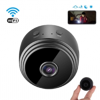 Mini Câmera Espiã Sem Fio para Monitoramento e Segurança com Entrada Micro SD * Compatível com Android e iOS * - (Cod. 38748)