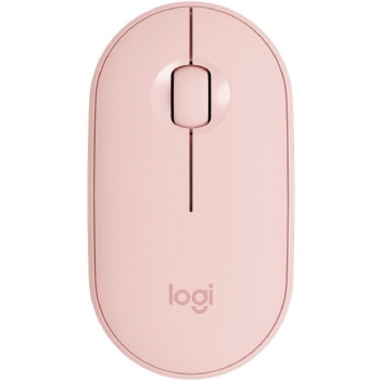 Mouse Sem Fio * Wireless e Bluetooth * Logitech PEBBLE M350 * 2.4 Ghz * Rose - (Cod. 37963)