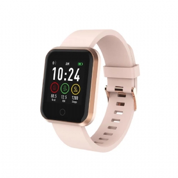 Relógio Smartwatch Fitness ROMA *Atrio ES268* A Prova D´água, Monitor Cardíaco, Notificações de Mensagens, Monitoramento de Sono e Alerta de Sedentarismo * Rosê * - (Cod. 37926)