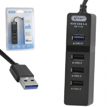 Hub USB 3 Portas 2.0 e 1 USB 3.0 * - (Cod. 38187)