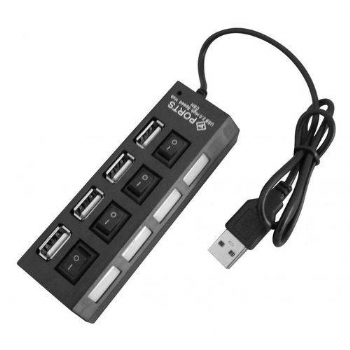 Hub USB 4 Portas com Interruptores Individuais - (Cod. 36081-8)