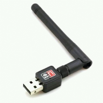Adaptador Wi-FI * USB * com Antena Removível 5 dbi * para Rede / Internet * Sem Fio Wireless * 900 Mbps *<BR>(Cod. 34354-7)