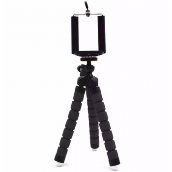 Mini Tripé Portátil FLEXÍVEL Agarra Tudo * Ideal para Smartphones, Câmeras e Filmadoras / Altura Máxima 25 cm  - (Cod. 35213-0)