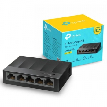 Hub Switch Roteador 5 Portas TP-LINK LS-1005G 10/100/1000 Mbps Gigabit - (Cod. 38618)
