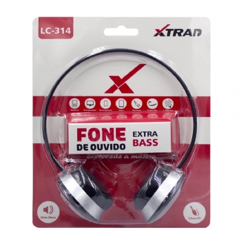 Fone de Ouvido Headphone Super Bass * LC-314 * P2 - (Cod. 37703)