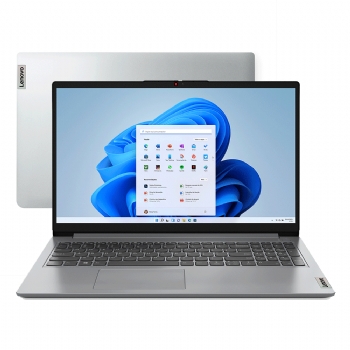 Notebook Lenovo IdeaPad Intel Celeron, 4Gb Memória DDR4, SSD M.2 128, Tela 15.6' Full HD', Windows 11 original, USB 3.2 e Bluetooth * Cinza * - (Cod.40597NPD-SNB) - <font color="#B0AFAF" size="2">Vendido e Entregue por Net Box</b></font>