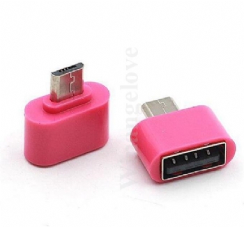 Adaptador Conversor USB OTG Android para Celulares SmartPhones (Micro USB V8 Macho X USB Fêmea) * 2.0 * - (Cod. 37014)
