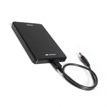 Case / Gaveta Externa USB 2.0 para Hd de Notebook 2.5 com Cabo * Preto *<BR>(Cod. 40040)
