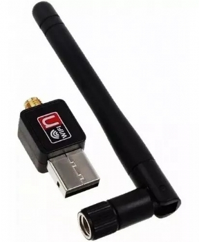 Adaptador Wi-FI * USB * com Antena Removível / Destacável * para Rede / Internet * Sem Fio Wireless * 1800 Mbps * - (Cod. 39898)