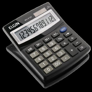 Calculadora de Mesa Elgin * MV-4124 * 12 dígitos<BR>(Cod. 31915-7)