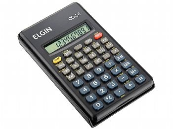Calculadora Científica Elgin CC 56 (56 Funções Embutidas) * Preto * (Cod. 31918-6)