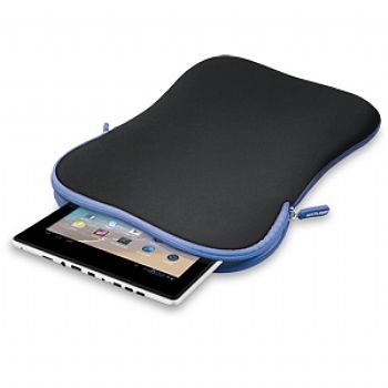 Case / Mala / Luva / Bolsa para Tablet MULTILASER BO177 Ate 7'' * Preto com Azul * (Cod. 30395-6)