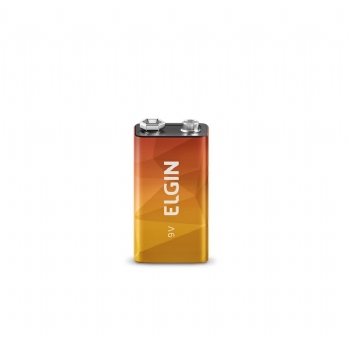 Bateria Bujão de Zinco 9V * ELGIN * - (Cod. 37627)
