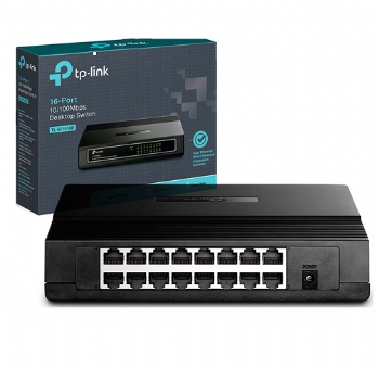 Hub Switch TP-LINK 16 Portas 10/100 Mbps TL-SF1016D - (Cod. 25497)