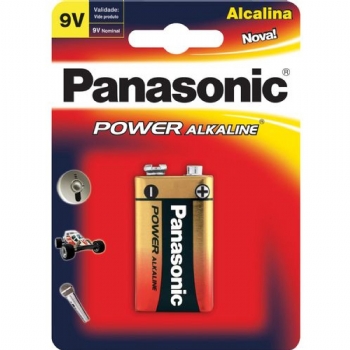 Bateria Bujão 9V Alcalina * PANASONIC * - (Cod. 37797)
