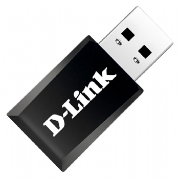 Adaptador USB Wi-Fi * D-Link DWA-182 * Rede / Internet / Sem Fio / Dual Band / AC1200 Mbps - (Cod. 38050)