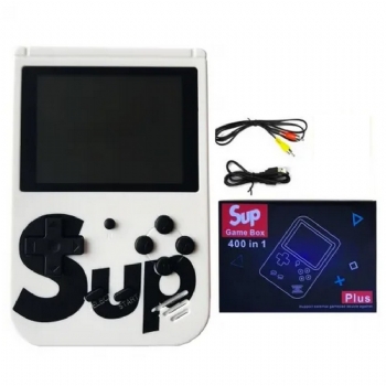 Mini Game Portátil 400 Jogos em 1 * Sup Game Box * Branco * - (Cod. 38672NPD)