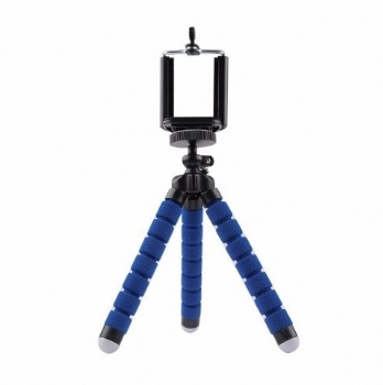 Mini Tripé Portátil FLEXÍVEL Agarra Tudo * Ideal para Smartphones, Câmeras e Filmadoras / Altura Máxima 25 cm - (Cod. 35214-3)