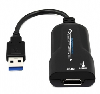 Cabo Adaptador de Captura HDMI 4K com Saída USB - (Cod. 39487)