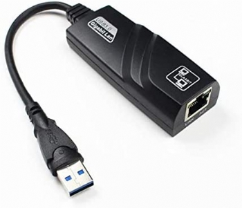 Adaptador Cabo Conversor USB 3.0 x RJ45 * 12 cm * 10/100/1000 gigabit<BR>(Cod. 35220-8)